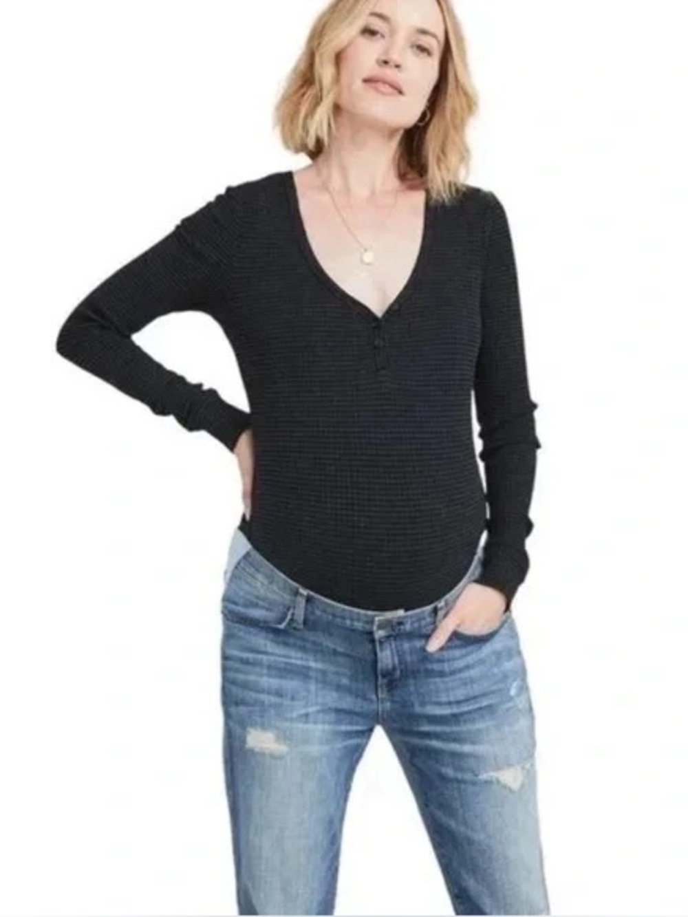 Hatch Maternity Ruthie Bodysuit Size Medium